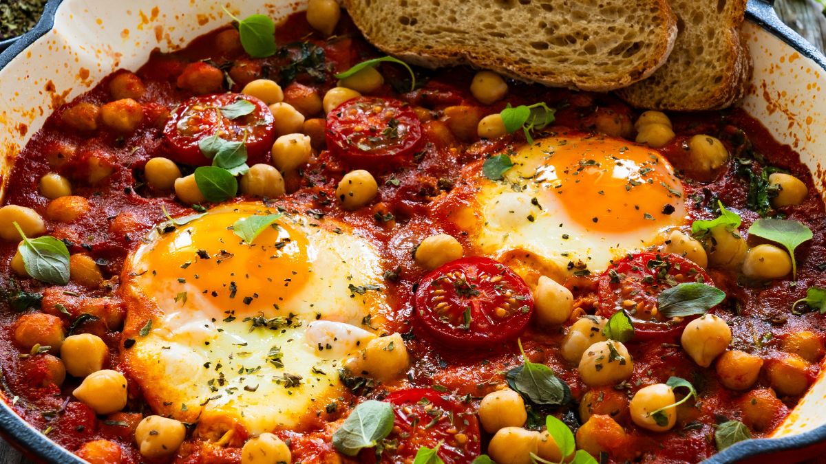 Szakszuka z białkowym dodatkiem nascyi na długo