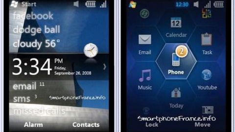 Zmiany w interfejsie w Windows Mobile 1