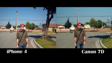 Canon 7D vs ... iPhone 4 [wideo] 1