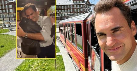Niezwykła scena. W roli głównej Roger Federer