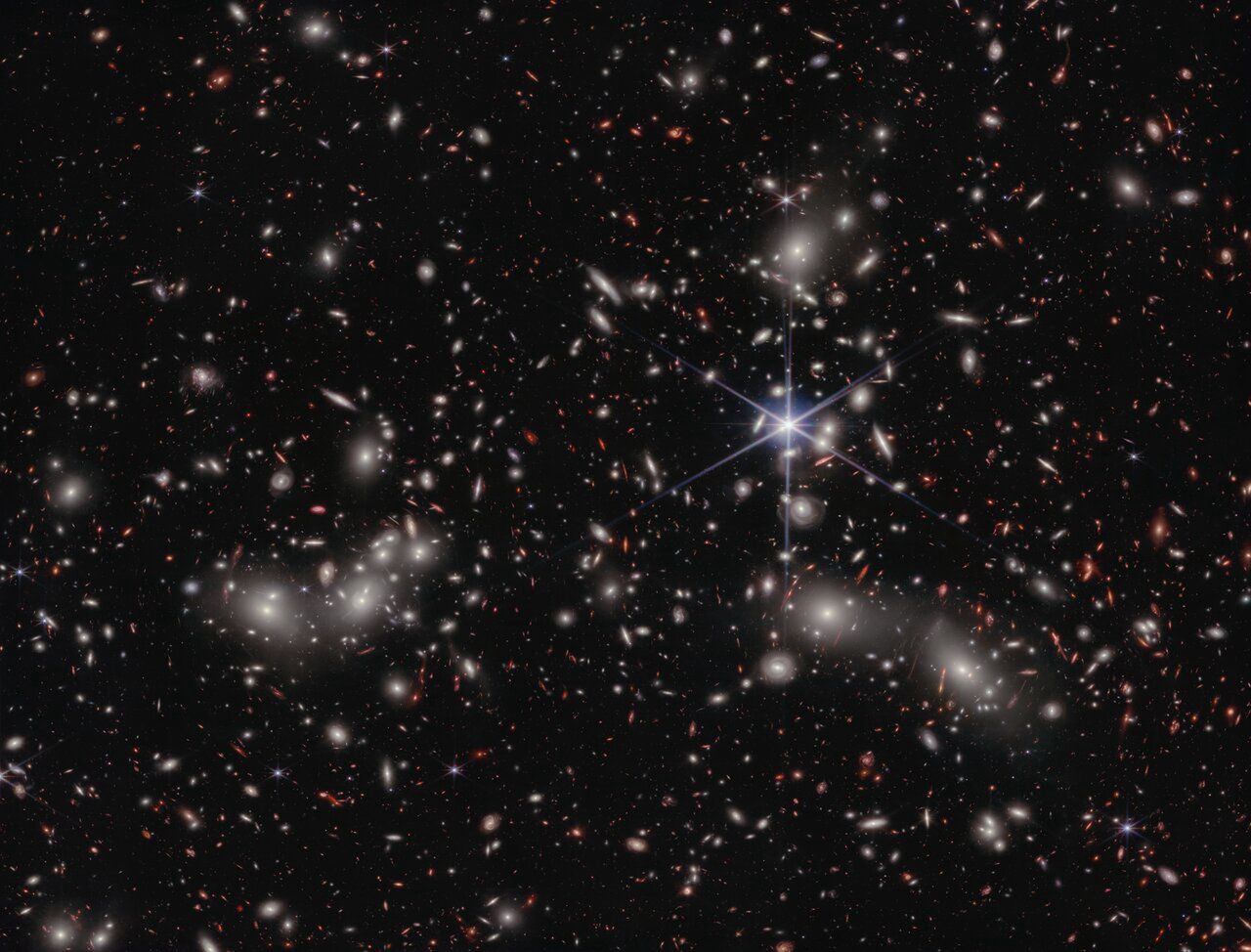 Abell 2744 or Pandora's Cluster. The image was published on February 15, 2023.