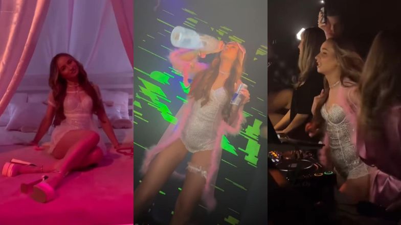 Przebrana za Sabrinę Carpenter Angelika Mucha świętuje urodziny