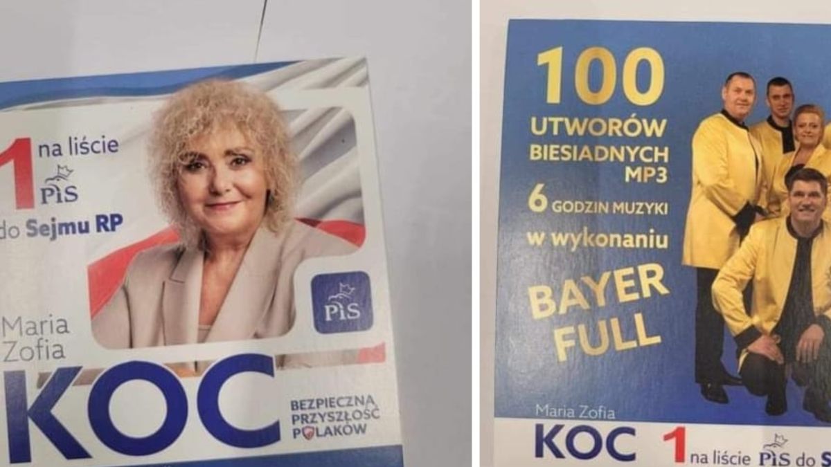 Płyta z piosenkami Bayer Full częścią kampanii wyborczej Marii Koc