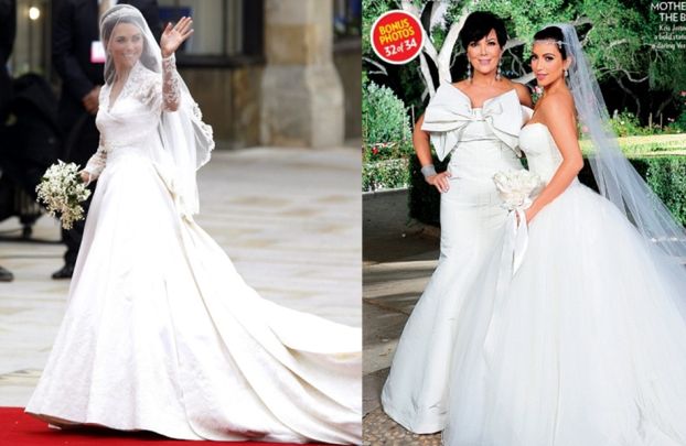 Kim CHCE MIEĆ suknię ślubną Kate Middleton!