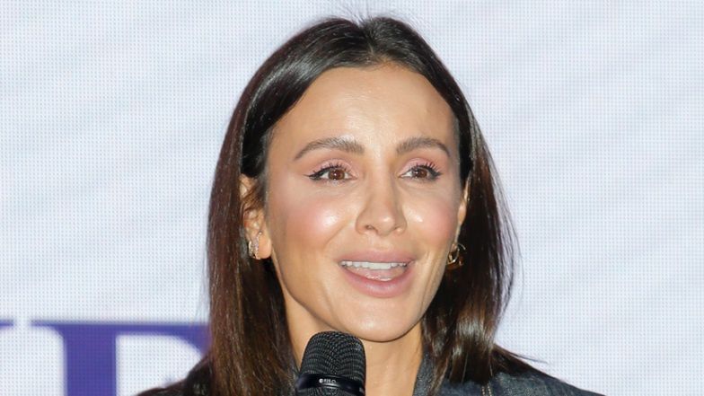 Sara Boruc w bikini na plaży. Towarzyszył jej syn