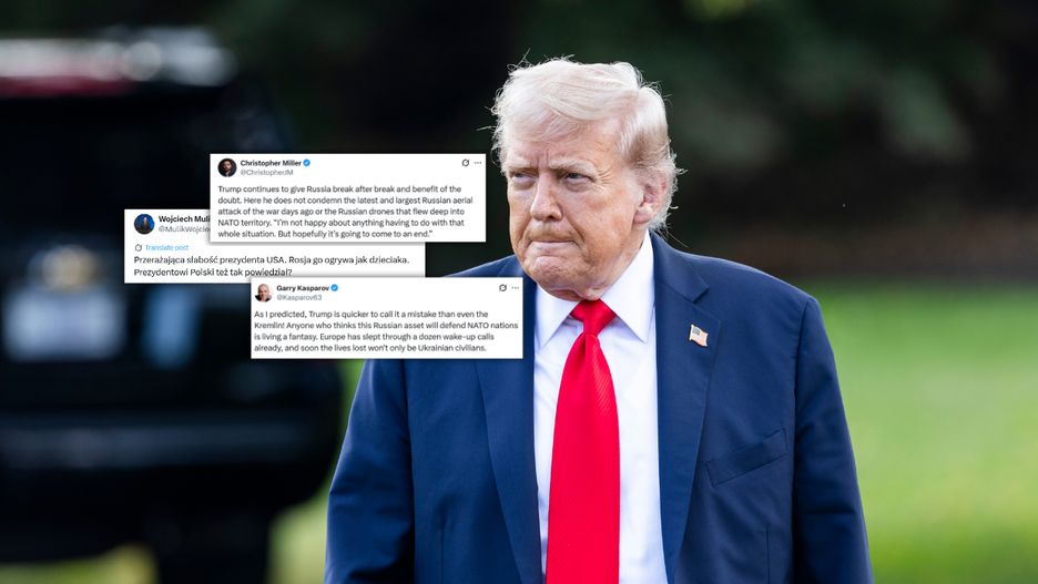 Komentarze po słowach Trumpa