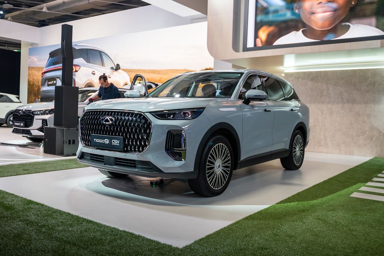 Stoisko Chery podczas Paris Motor Show