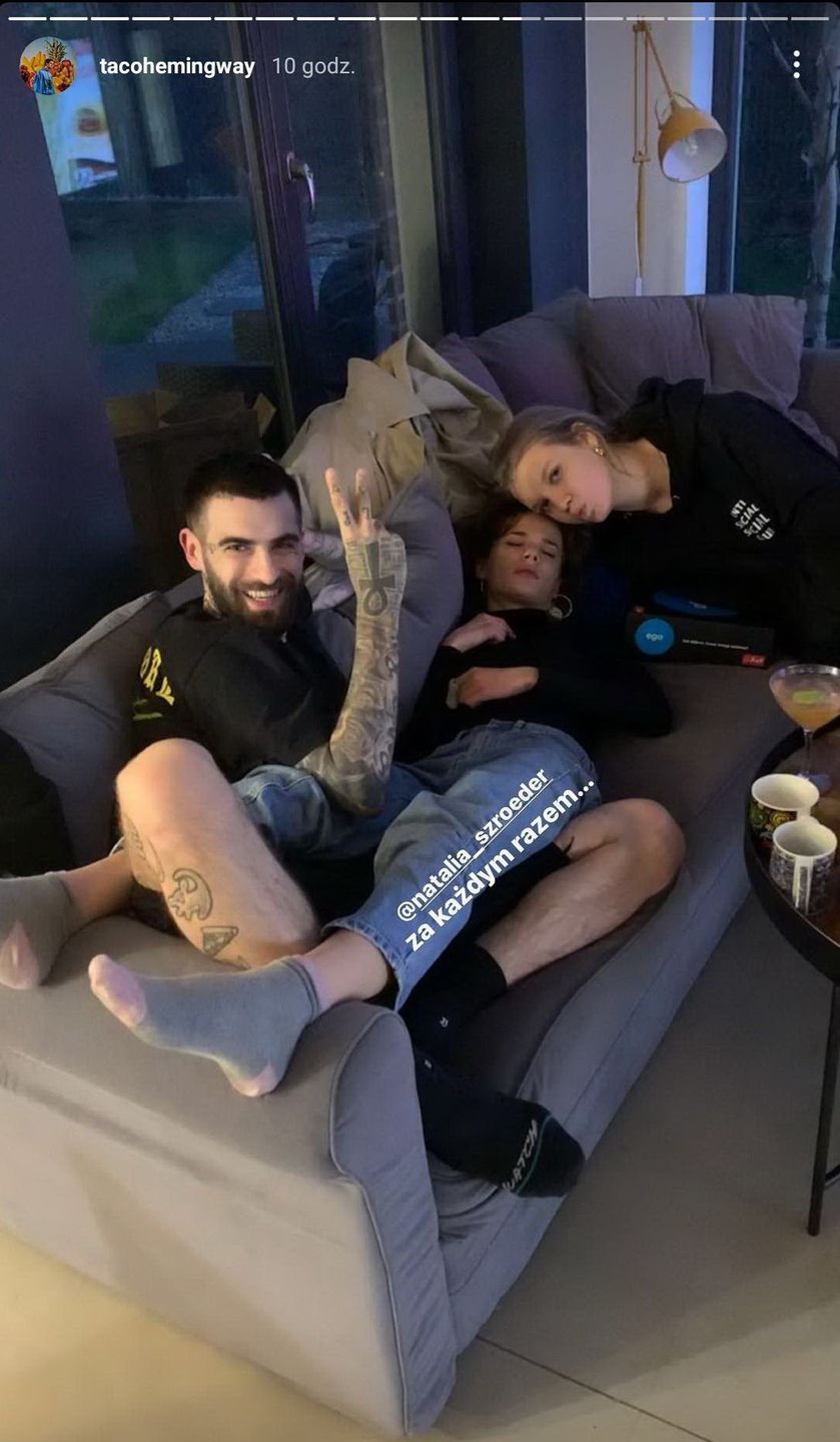 Taco Hemingway dzieli się prywatnymi zdjęciami na Instagramie