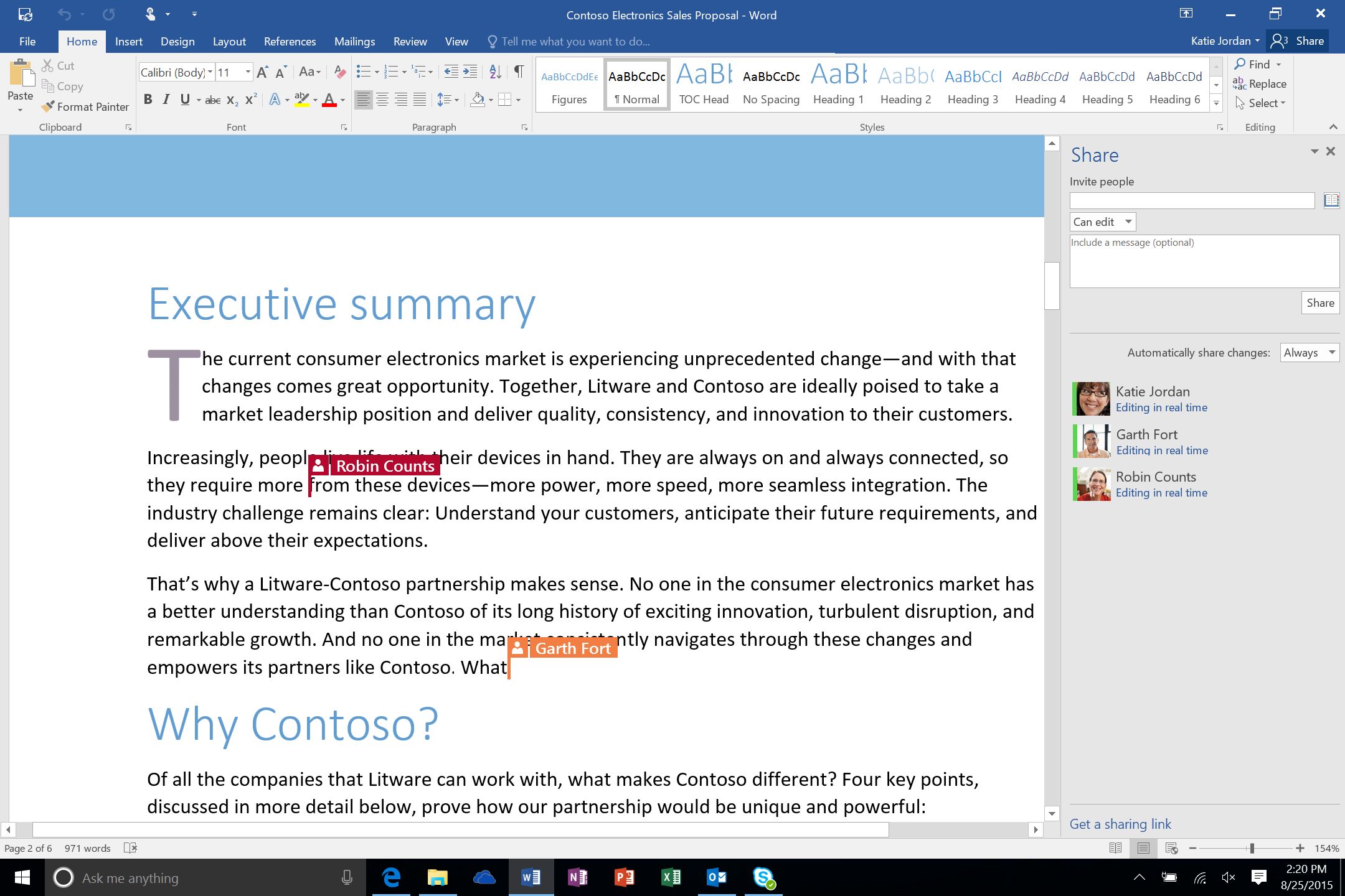 Office 2016: Co-authoring w Wordzie