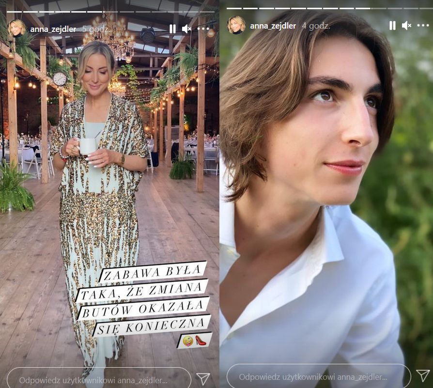 Anna Zejdler pokazała kilka ujęć z wesela byłego męża