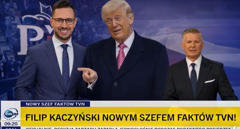Poseł PiS dzięki AI "został" szefem "Faktów TVN". "Wielkie zagrożenie dla newsów"