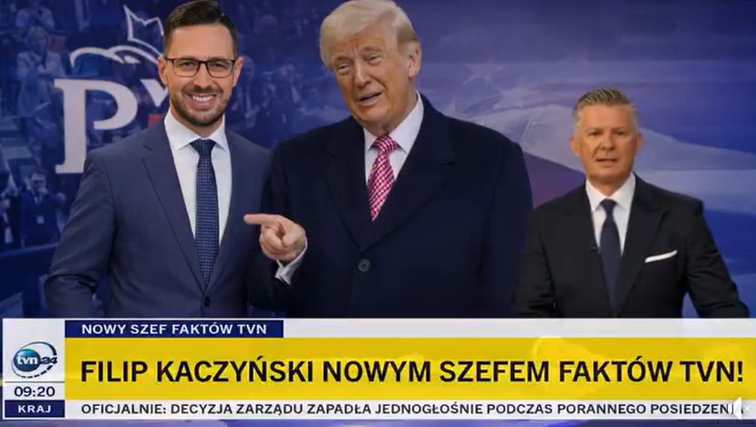 Poseł PiS dzięki AI "został" szefem "Faktów TVN". "Wielkie zagrożenie dla newsów"