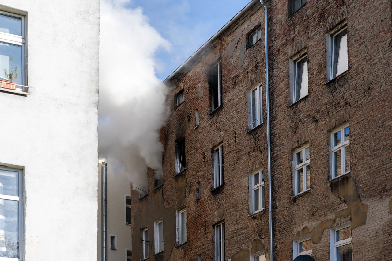 Szczecin: Pożar na ul. Długosza na Niebuszewie