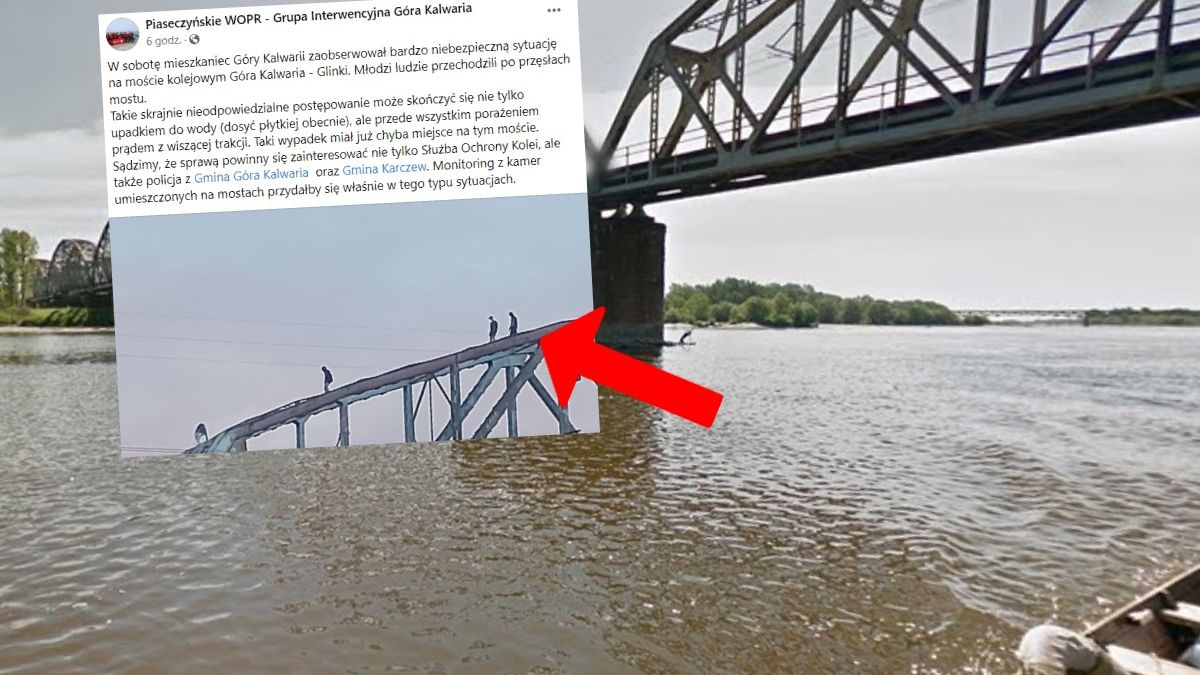 Spacerowanie po przęsłach mogło zakończyć się tragicznie
