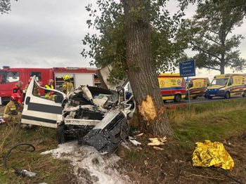 Poważny wypadek na trasie Jawor–Strzegom. Pięć osób w szpitalu