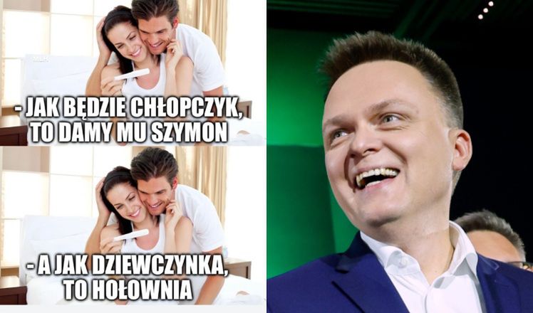 W internecie pojawiło się mnóstwo memów z Szymonem Hołownią