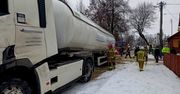 Kodeń: Cysterna z gazem zsunęła się na ogrodzenie