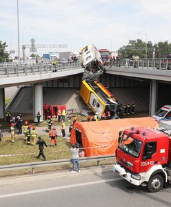 Warszawa. Wypadek autobusu na S8. Prokuratura: Kierowca zatrzymany
