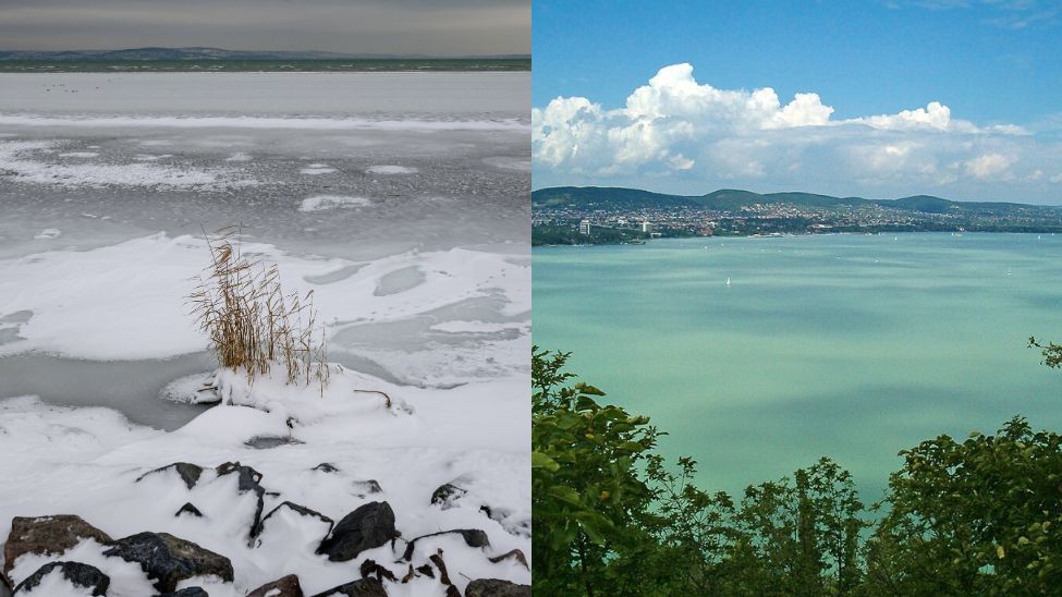 Balaton zamarzł. Pierwszy raz od 9 lat