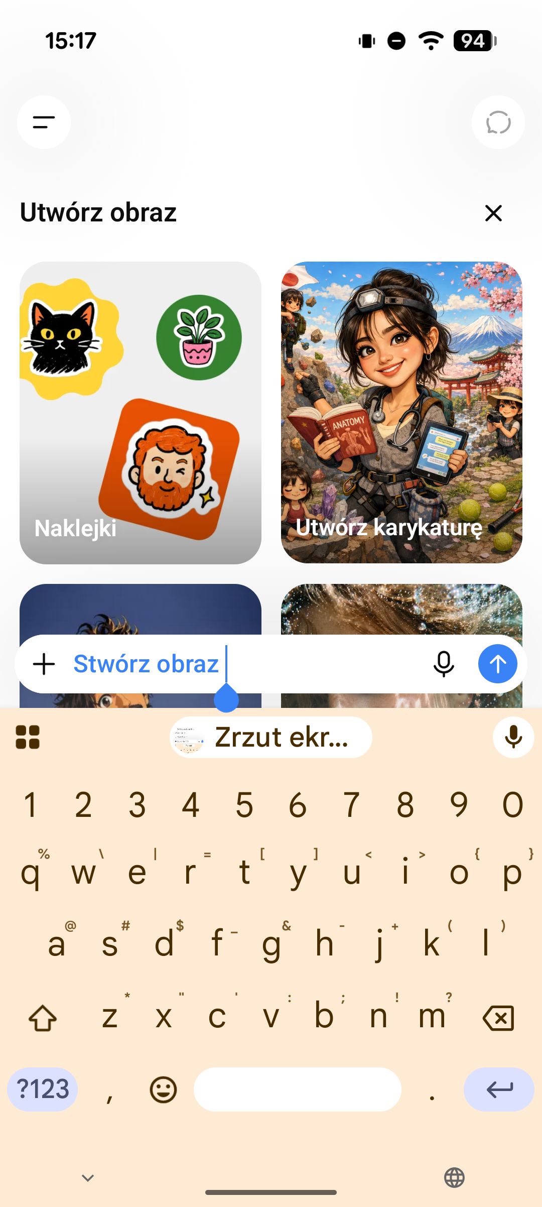 Generator naklejek z ChatGPT