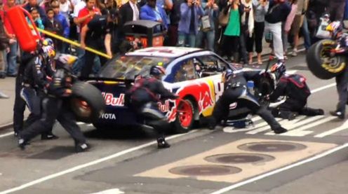 Pit stop na nowojorskim Time Square [wideo]