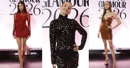 Gwiazdy i gwiazdeczki wdzięczą się na gali Kobieta Roku Glamour: Węgiel odziana w czerwień, prześwitująca Koroniewska i zjawiskowa Kuś (ZDJĘCIA)