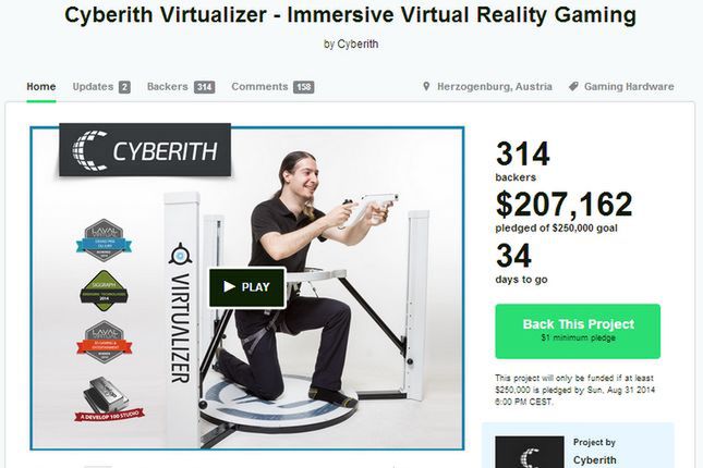 Cyberith Virtualizer – wirtualna rzeczywistość wzbogacona o bieganie, kucanie i podskoki 3