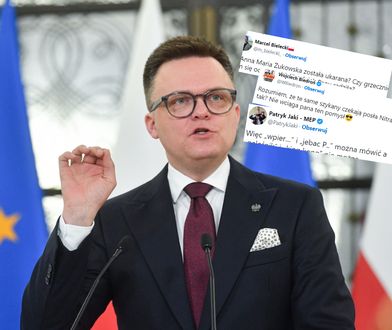 "Co za dno, ten Hołownia". Pyskówka z Sejmu przeniosła się do internetu