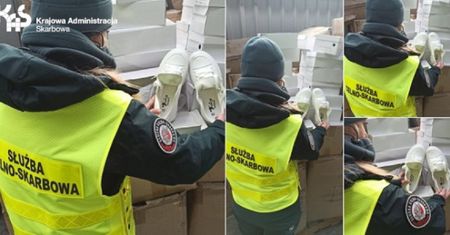 Celnicy w Gdańsku zatrzymali nietypowy przemyt. Skonfiskowano 13 tys. par butów