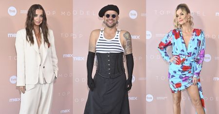 Gwiazdy "Top Model" promują nową edycję programu: Michał Piróg w spódnicy, Katarzyna Sokołowska, Joanna Krupa (ZDJĘCIA)