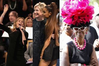 Pogrzeb Arethy Franklin: Clintonowie, Ariana Grande, Stevie Wonder i inni (ZDJĘCIA)