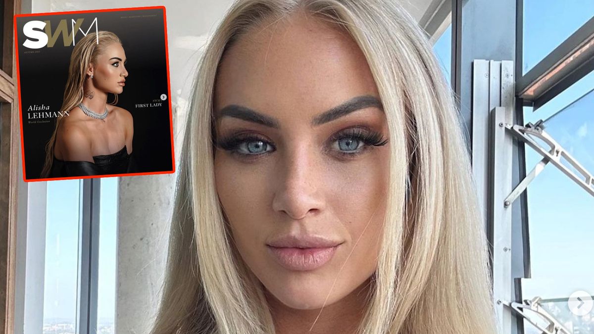 Alisha Lehmann czarowała na okładce magazynu