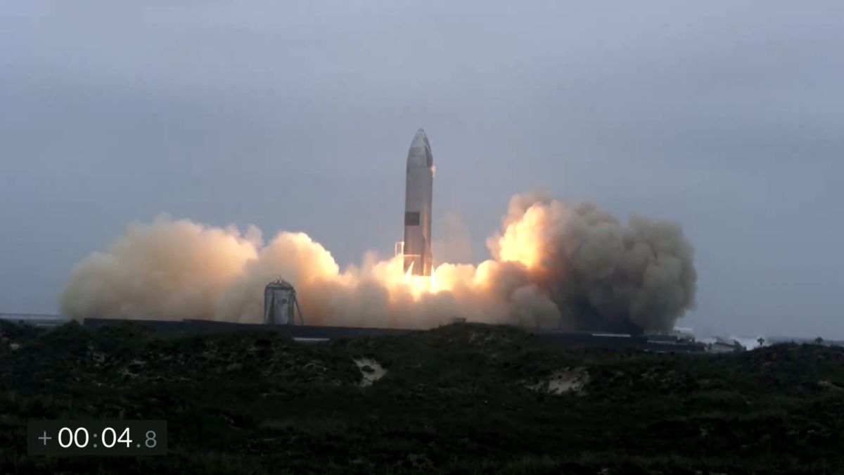 Rakieta Elona Muska w akcji