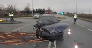 Kolizja dwóch samochodów osobowych. 6 osób poszkodawanych