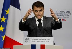 "Nie bądźcie tchórzami". Macron apeluje do sojuszników Ukrainy