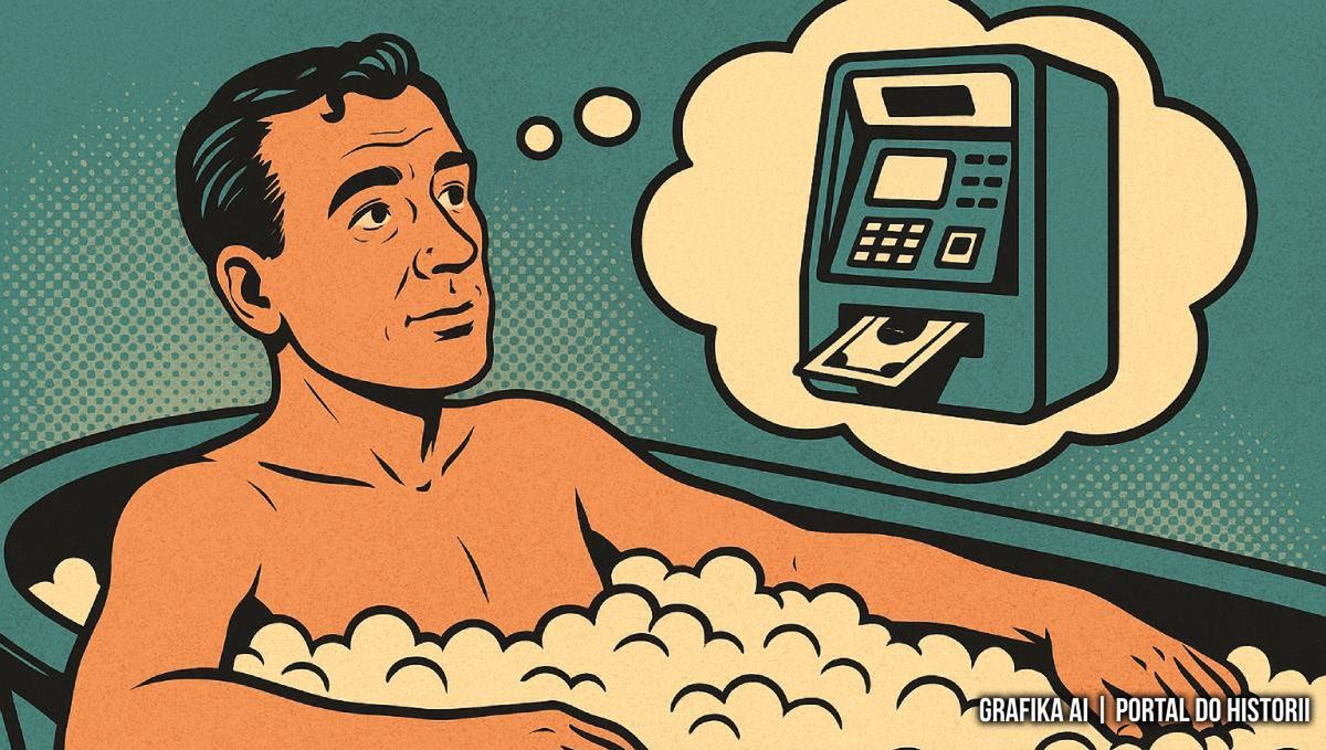 Pierwszy bankomat? Zaskakująca opowieść o pomyśle, który narodził się w wannie