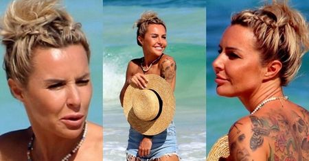 Blanka Lipińska topless łapie promienie słońca na plaży w Tulum (ZDJĘCIA)