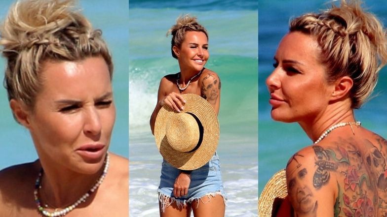 Blanka Lipińska topless łapie promienie słońca na plaży w Tulum (ZDJĘCIA)