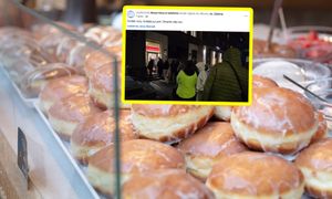 Była noc. "Kolejka już jest". Niesie się ujęcie z Krakowa