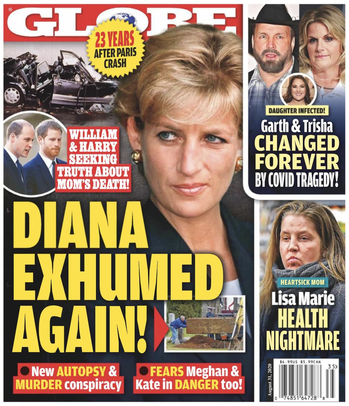 Księżna Diana bohaterką nowego numeru Globe