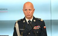 Jarosław Szymczyk jako komendant główny Policji