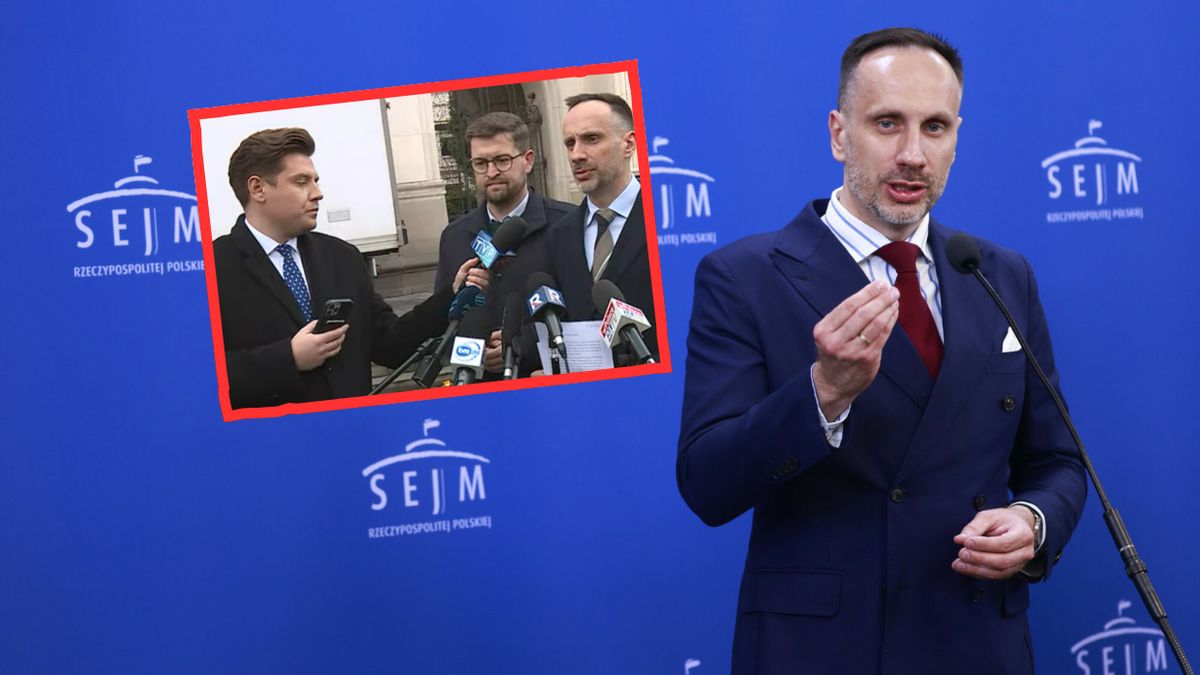 Podczas konferencji doszło do spięcia