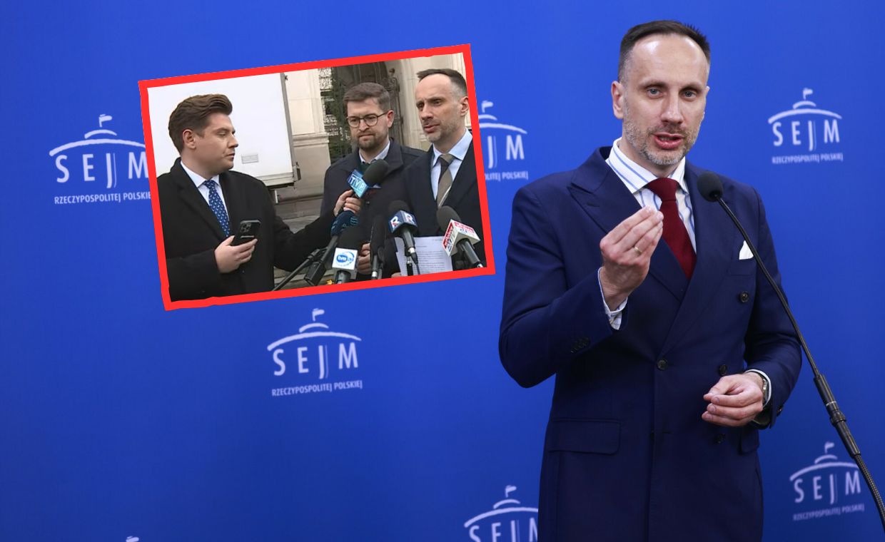 wiadomości,aktualności,WP Wiadomości Awantura na konferencji Kowalskiego. Spięcie z dziennikarzem TVP