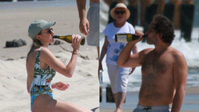 Lara Gessler i Piotr Szeląg z córką Neną