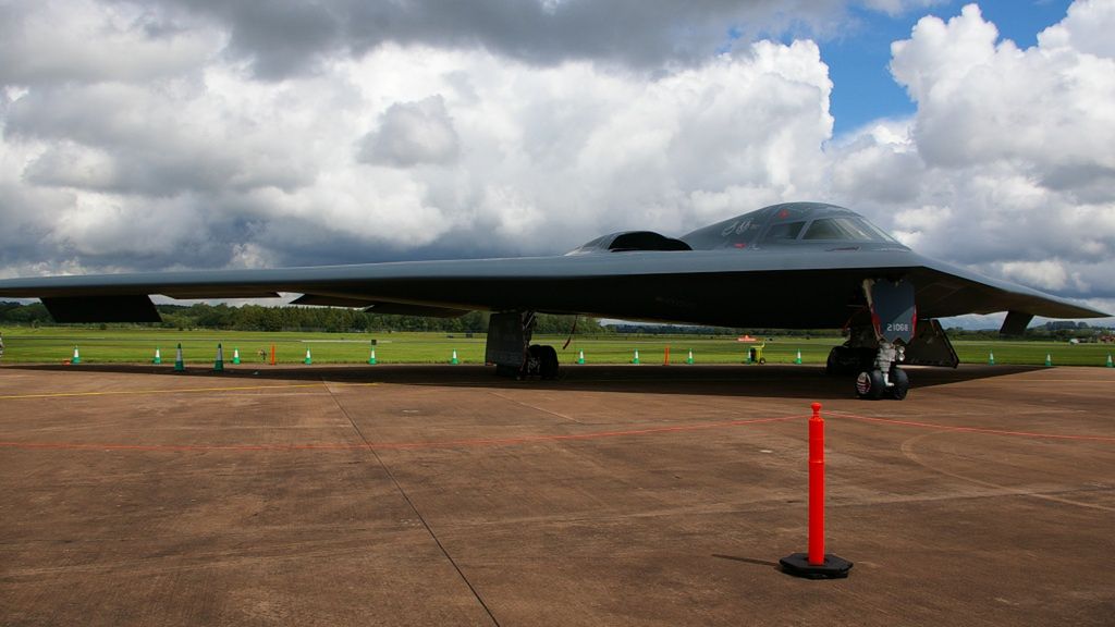 B-2A Spirit w brytyjskiej bazie Fairford