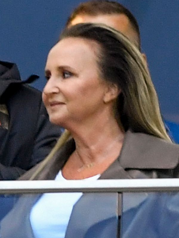 Joanna i Jacek Kurscy kibicują biało-czerwonym na meczu