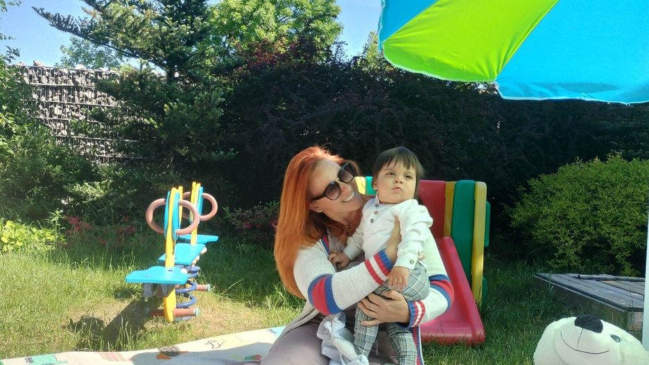 Piotruś z mamą zastępczą