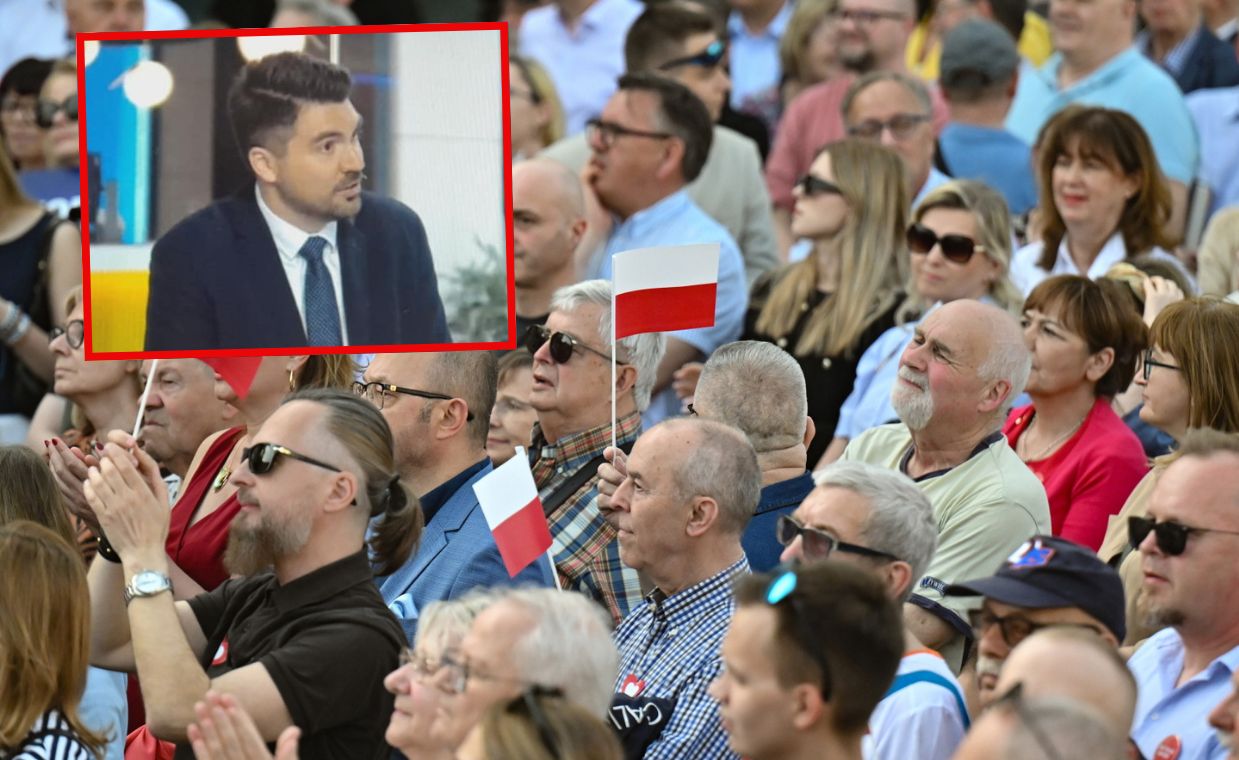 "Przepraszam, ale nie możemy". Wpadka na antenie. Poszło na żywo