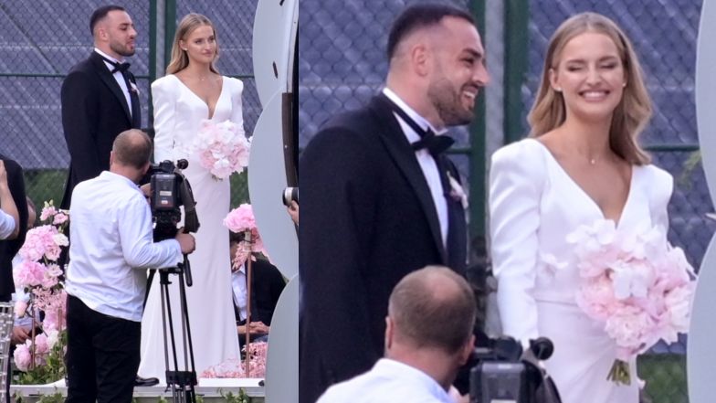 Ślub Karoliny Pisarek i Rogera Salli