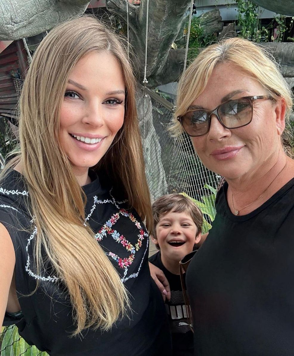 Małgorzata Tomaszewska z mamą